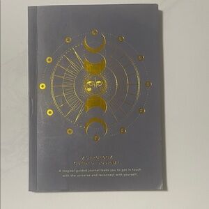 Astrology Guided Journal - Gray with Gold Foil